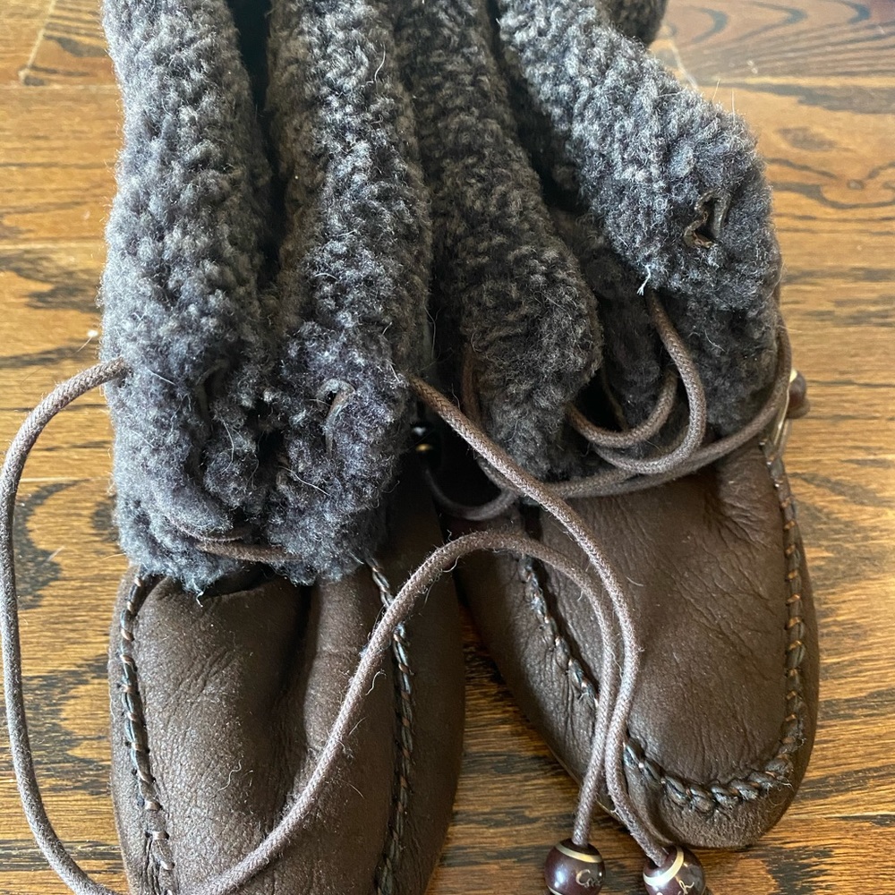 Coach shearling booties size 7.5